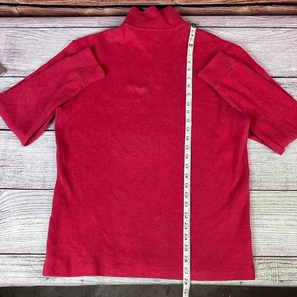 Polo Ralph Lauren Red Quarter Zip Pullover - Picture 5 of 7